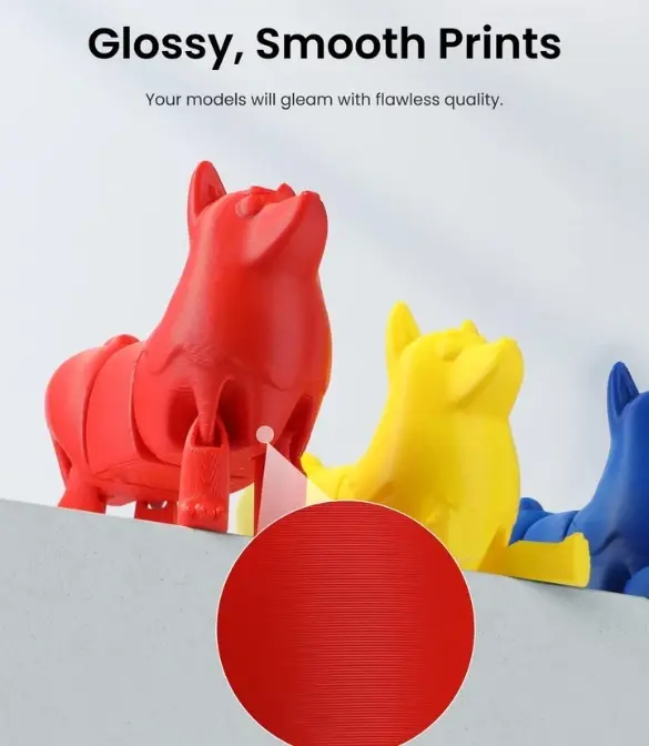 AnkerMake PLA+ Filament – Global Gray | High-Performance 3D Printing Material - Image 4