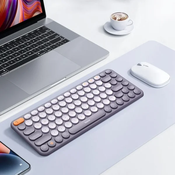 Baseus K01A Wireless Tri-Mode Keyboard highly versatile, compact, and stylish keyboard