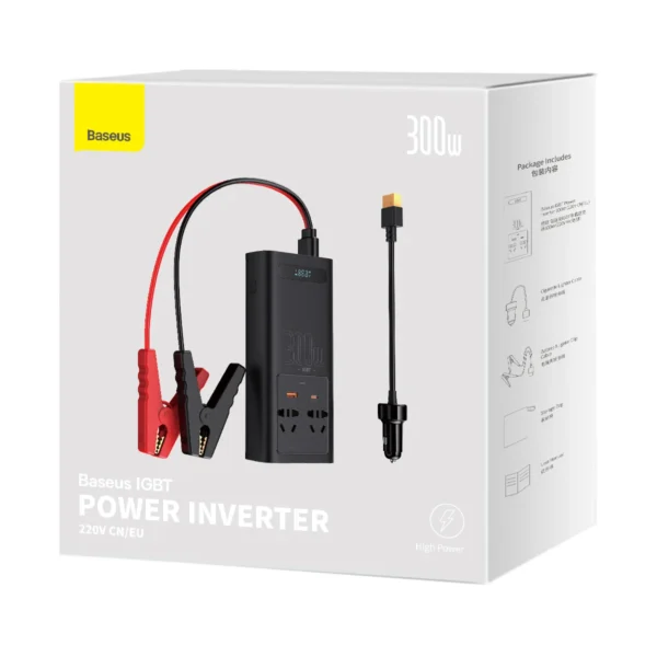 Baseus IGBT Power Inverter 300W (220V CN/EU) - Image 4