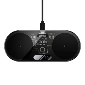 Baseus Digital LED Display 2-in-1 Wireless Charger 20W