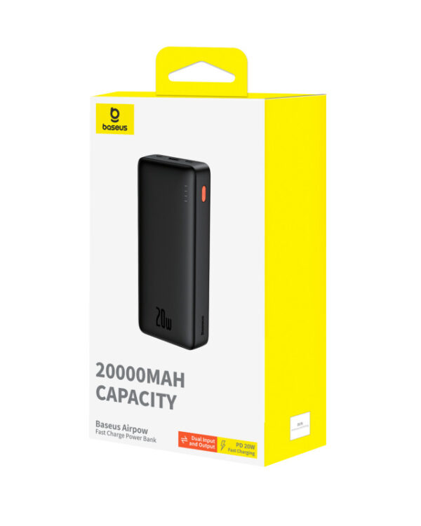Baseus AirPow Fast Charge Power Bank 20000mAh 20W - Image 2