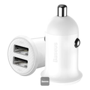Baseus Grain Pro Car Charger (Dual USB 4.8A)