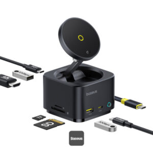 Baseus MagPro Series II 7-in-1 HUB Magnetic Wireless Charging 15W