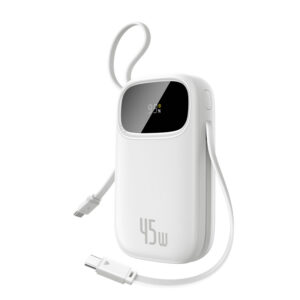 Baseus EnerFill FC31 Power Bank with 2 Built-in USB-C Cables 45W
