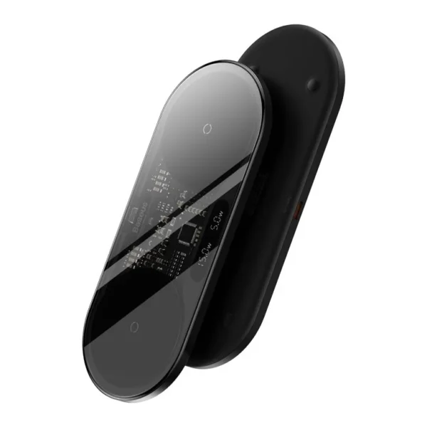 Baseus Digital LED Display 2-in-1 Wireless Charger 20W - Image 2
