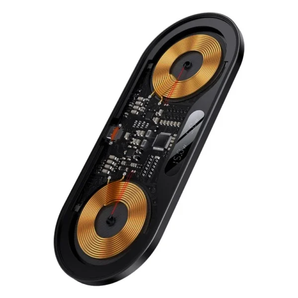 Baseus Digital LED Display 2-in-1 Wireless Charger 20W - Image 5