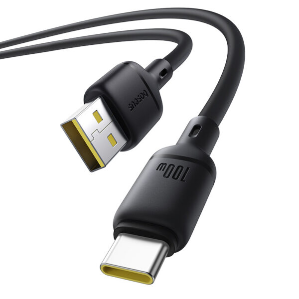 Baseus Silky Series Fast Charging Cable USB to Type-C 100W 1m - Image 3