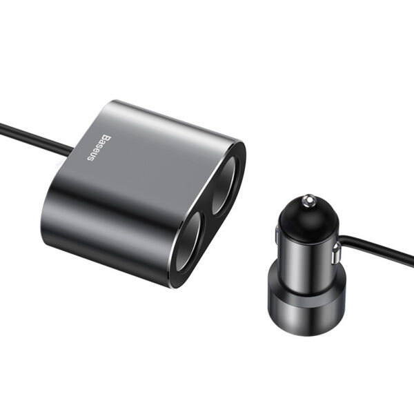 Baseus High Efficiency One to Two Cigarette Lighter 80W - Image 4