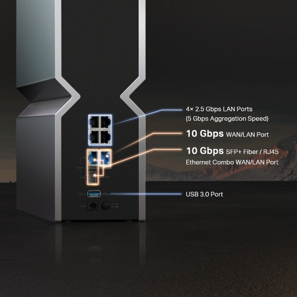 TP-Link Archer BE800 BE19000 Tri-Band Wi-Fi 7 Router - Image 5