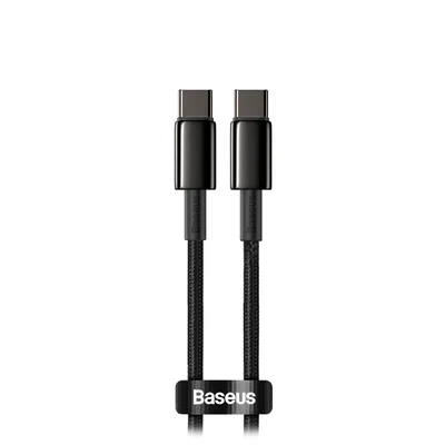Baseus Tungsten Gold Fast Charging Data Cable Type-C to C (3m) - Image 2