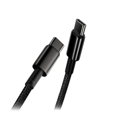 Baseus Tungsten Gold Fast Charging Data Cable Type-C to C (3m) - Image 4