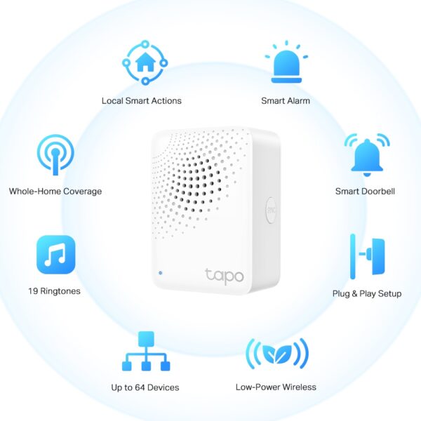 TP-Link Tapo H100 Smart Hub with Chime - Image 2
