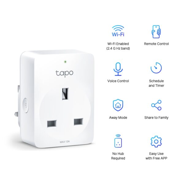 Tapo P100 – Smart Wi-Fi Mini Socket - Image 2