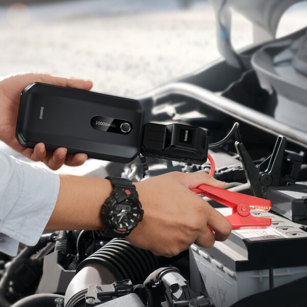 Baseus Super Energy Air Series Car Jump Starter (10000mAh, 1000A Peak Current) - Image 4