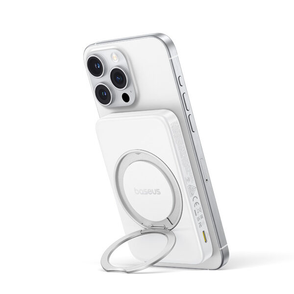 Baseus PicoGo Qi2 Magnetic Power Bank with Rotatable Stand 5000mAh 20W - Image 3