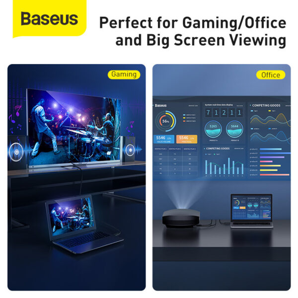 Baseus High Definition Series HDMI to HDMI Adapter Cable 2m - Image 3