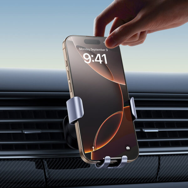 Baseus Metal Age Go Gravity Car Mount Air Outlet Version - Image 2