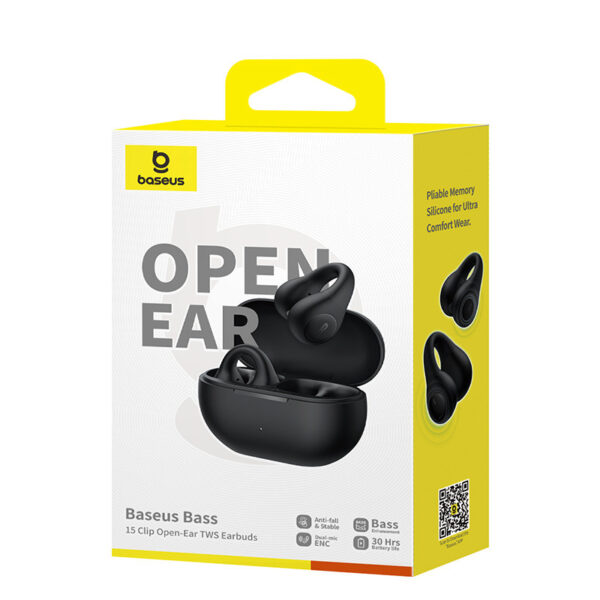 Baseus Bass 15 Clip Open-Ear True Wireless Earphones - Image 5