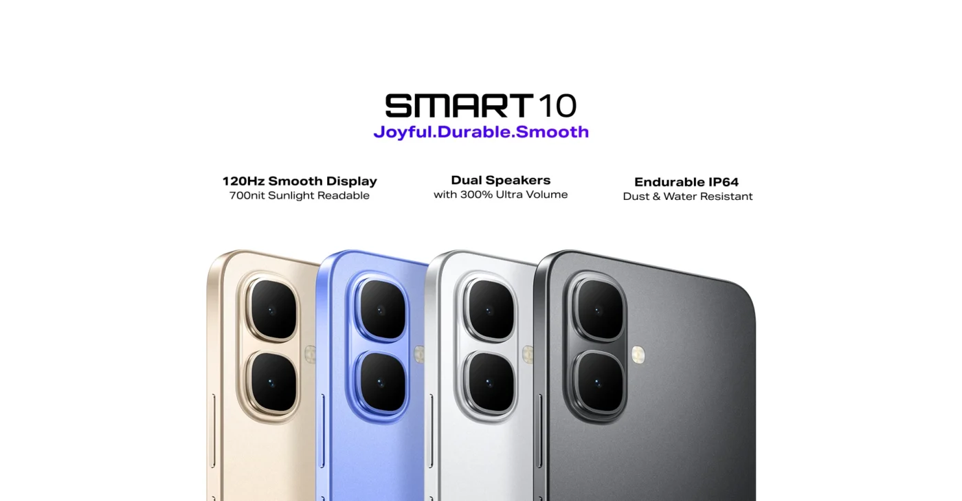 Infinix Smart 10 6.67-inch display – iService Jordan