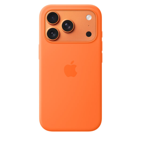 Apple Silicone Case for iPhone 17 Pro Orange