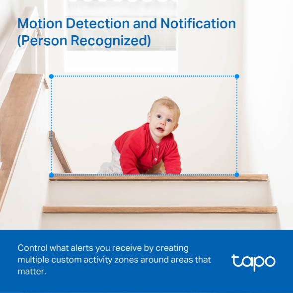 TP-Link Tapo TC71 2K Pan/Tilt Home Security Wi-Fi Camera - Image 6