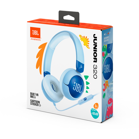 JBL Junior 320 Safe On-Ear Wired Headphones for Kids - Image 6