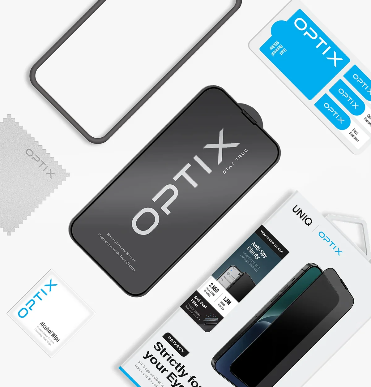 UNIQ Optix Vivid Clear iPhone Screen Protector - Image 5