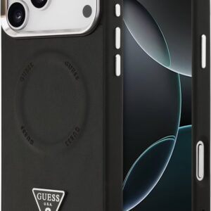 GUESS MagSafe PU Leather Case Triangle Logo