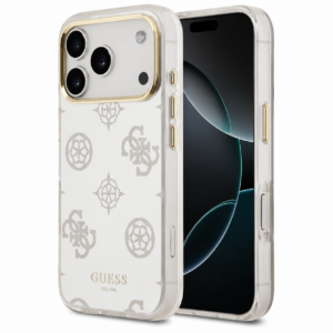 GUESS MagSafe Mirror Case Peony Glitter – Gold