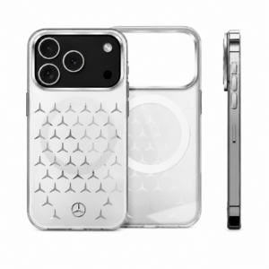 Mercedes MagSafe Frosted IML Case Star White
