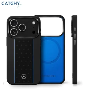 Mercedes iPhone MagSafe Silicone Case Blue Star