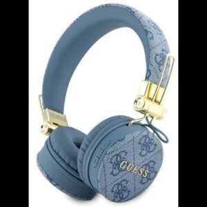 GUESS Bluetooth Headphones 4G PU Leather Logo