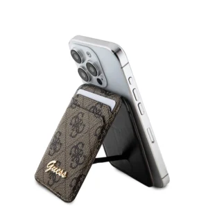 GUESS 4G PU MagSafe Wallet Card Holder
