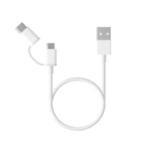 Mi 2‑in‑1 USB Cable (Micro USB → USB‑C) 100 cm