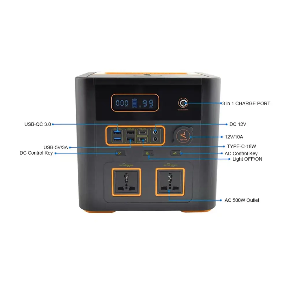 TobysTBS150APowerStationWirelessCharger150000mAhPortablePowerStationWithInverterAnd555WOutputFrequency3 | iService