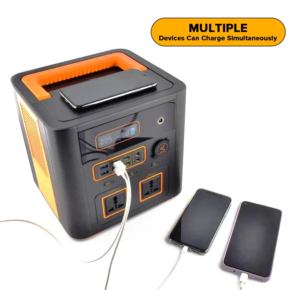 TobysTBS150APowerStationWirelessCharger150000mAhPortablePowerStationWithInverterAnd555WOutputFrequency5 | iService