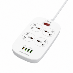 4 AC Outlets Universal Power Strip SC4407