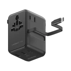 1-World²⁺ 70W GaN Travel Adapter